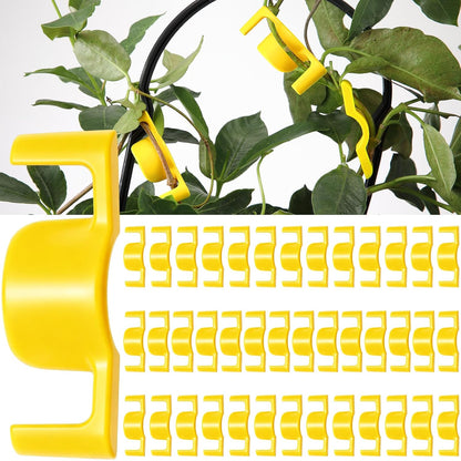 Feekoon 40 Pack LST Plant Training Clips Branch Benders(Yellow)