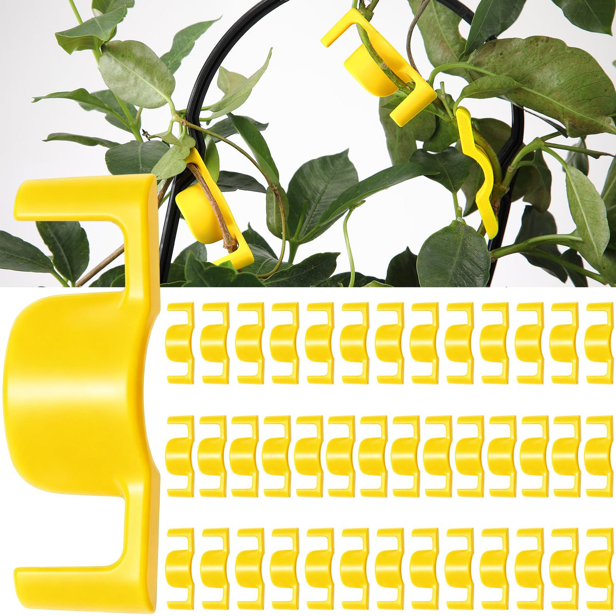 Feekoon 80 Pack LST Plant Training Clips Branch Benders(Green)