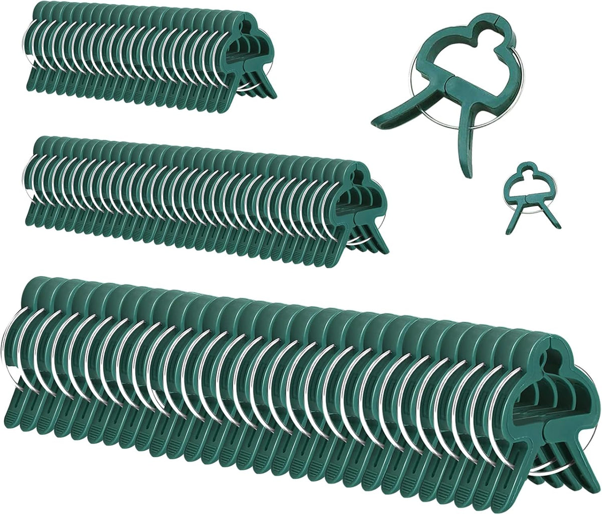 Plant Support Clips, 80 PCS, 2 Sizes