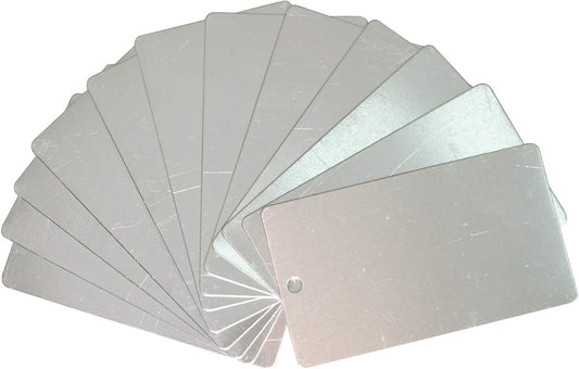 Aluminum Plant Label Tree Tags Garden Label Tag Outdoor Metal Label Stamping Blanks 25 Pack