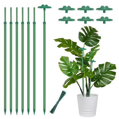 Extendable Plant Stakes,Length Scalable From17.9to42.3IN Plant SupportStake