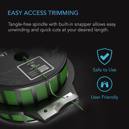 AC Infinity Twist Ties with Built-in Cutter, 100 m (328 ft.)