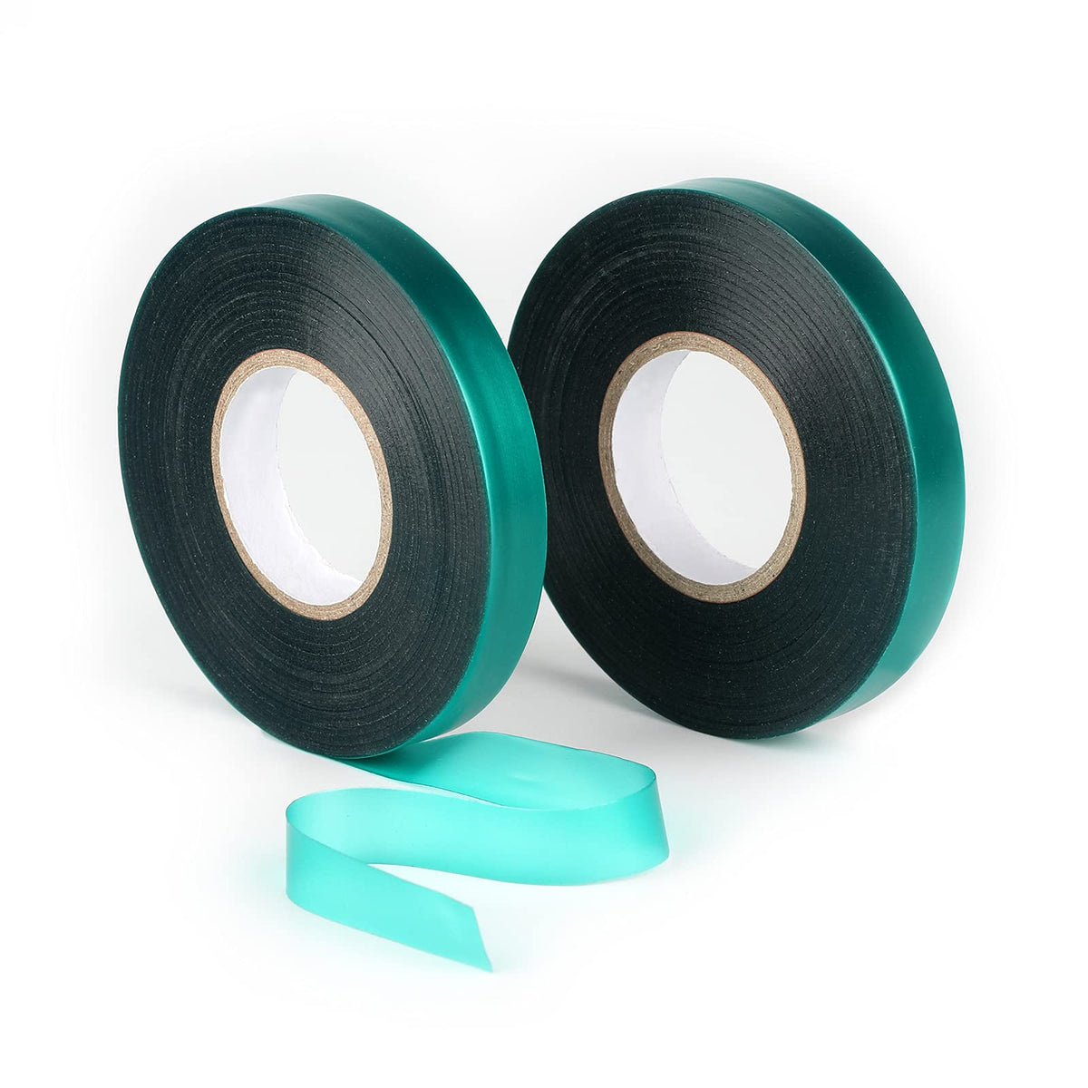 KINGLAKE GARDEN Stretch Tie Tape Roll 4 Rolls Total 600 Feet 1/2" Green