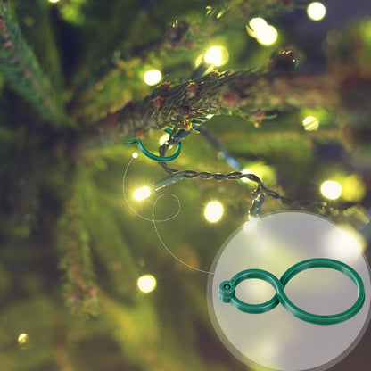 Willbond 400 Pcs Christmas Light Clips, Plastic Branch Light Clip