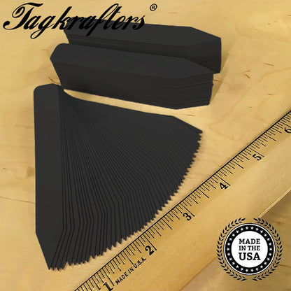 Black Premium Plant Tags 4" x 5/8" - 500 pcs