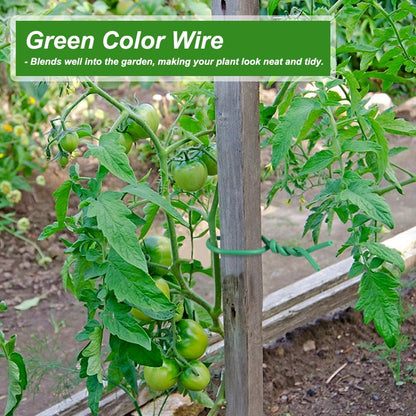 Shintop Plant Ties, 65.6ft 3.5mm Soft Garden Wire for Climbing Plants