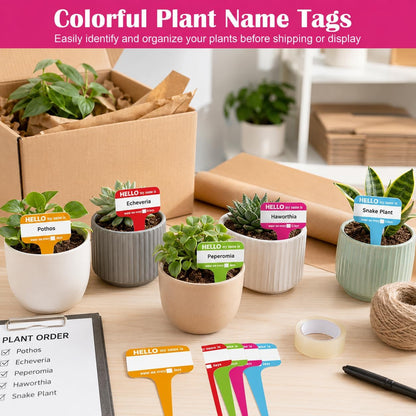 Plant Name PVC Card Plant Labels Plant Care Name Tags Plant