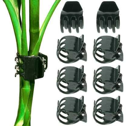 BEADNOVA 100Pcs Orchid Clips Large Orchid Support Clips for Flower Plant Vine (2cm, 100PCS)