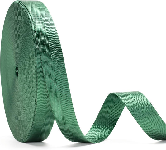 KINGLAKE Tree Straps for Staking,72 Feet x 1 inch Tree Support Straps,Plant Tree Ties for Support Tree Rope for Newly Planted Trees,Leaning Trees Wind Hurricane Protection Green