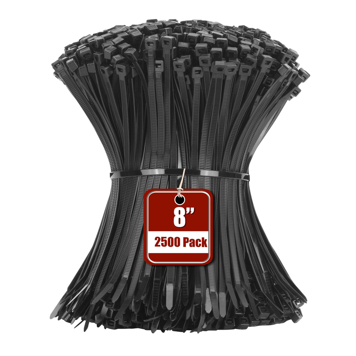 Armpow 8 Inch Garden Green Zip Tie 1000 PCS, 40 Lbs - Small to Medium Zip Tie, Nylon PA66 UV Resistant Cable Tie Heavy Duty for Indoor and Outdoor Use - Ideal for bundling and securing objects