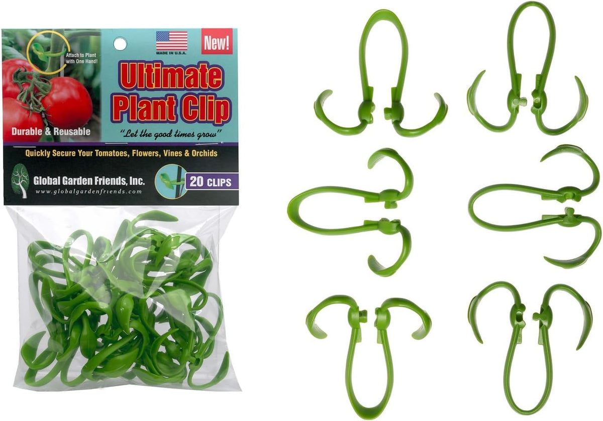 Global Garden Friends Ultimate Plant Clips, 20-Pack