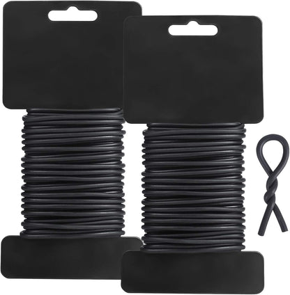 Tenn Well 2Pk 52ft 3.5mm Garden Wire Ties for Climbing Plants