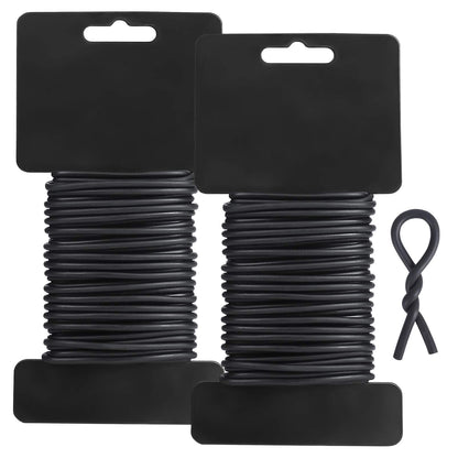 Tenn Well 2Pk 52ft 3.5mm Garden Wire Ties for Climbing Plants