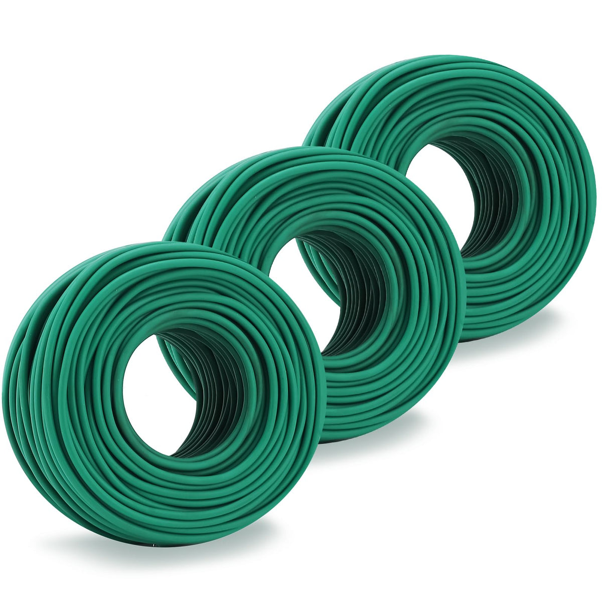 YDSL 100 Feet Soft Tie for Plants, Green Twist Garden Ties Gardening Supplies for Supporting Climbing Plants, Tomatoes, Vegetables, (Diameter - 2.5MM)