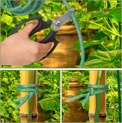 Frienda 76 ft Soft Plants Ties Flexible Foam Garden Ties 0.39 inch