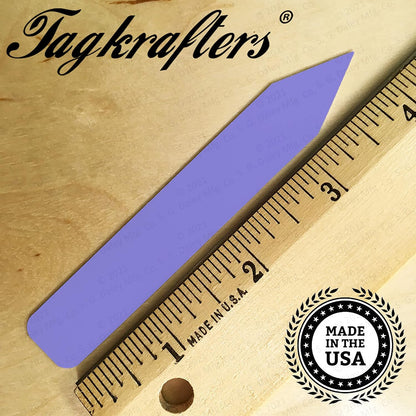 4" x 5/8" Lavender Premium Pot Stakes - 500 Pcs - Plastic Plant Tags and Labels - Nursery Garden Tree Labels Waterproof Writeable | Made in The USA |
