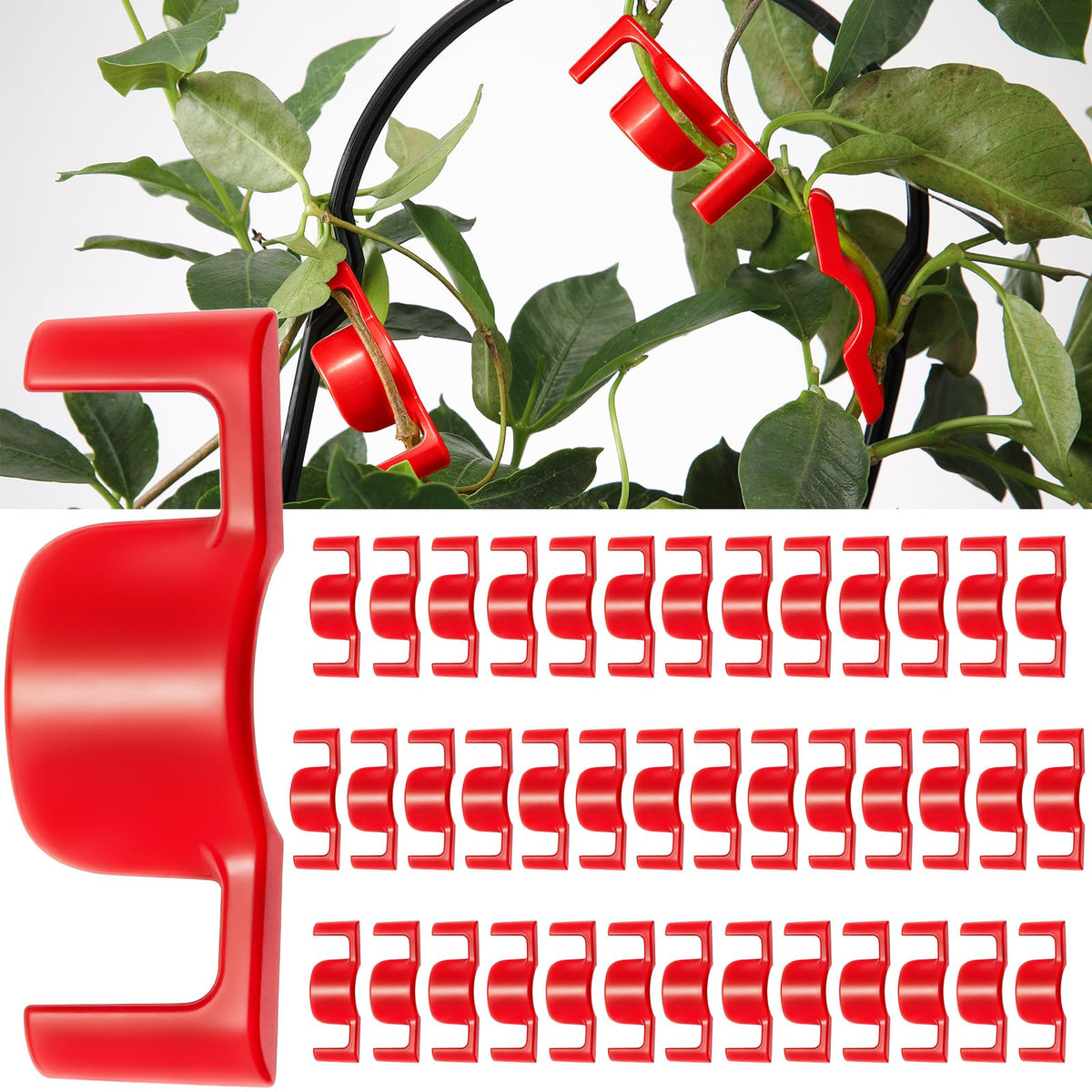 Feekoon 80 Pack LST Plant Training Clips Branch Benders(Green)
