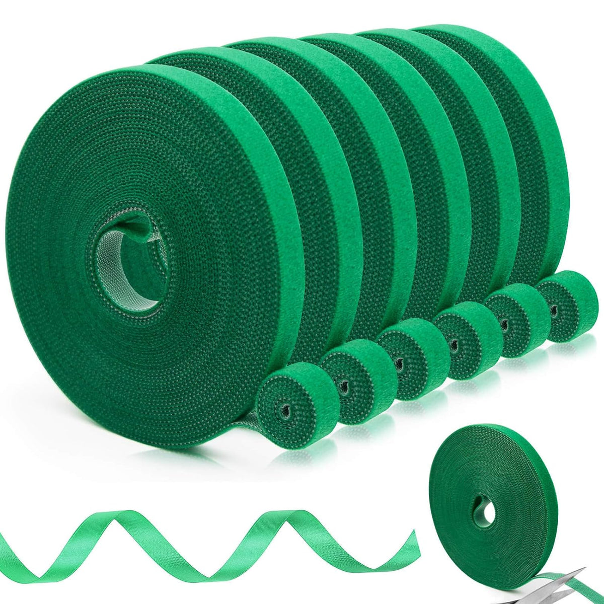 Reusable Plant Tape for Effective Growing, 6 Rolls, 196 ft x 1/2 in