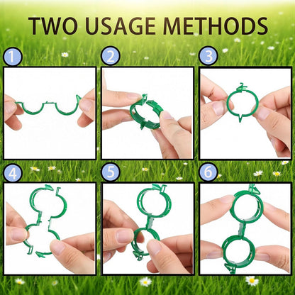 600-Piece Tomato Clips for Climbing Plants, Reusable Trellis Support Set