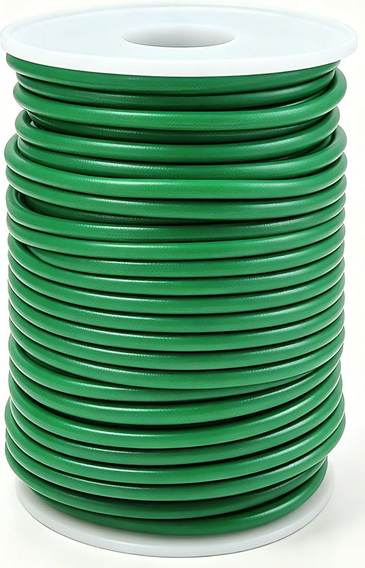 Flexible Garden Plant Ties - 66ft Soft & Reusable Plant Wire, 3.5mm Twist Tie for Climbing Plants, Vegetables & Flowers, Waterproof Indoor Outdoor Plant Support Training Wire