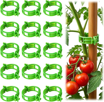 100Pcs Tomato Clips for Climbing Plants Trellis Plant Support Clips
