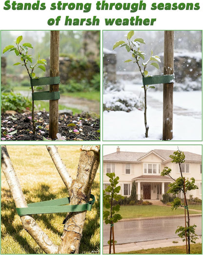 Tree Straps & Accessories - Heavy Duty 1Inch Polyester Webbing, 1800LB | All-Weather Tree Swing Strap, Tether & Plant Ties | Protective Wraps to Protect Bark