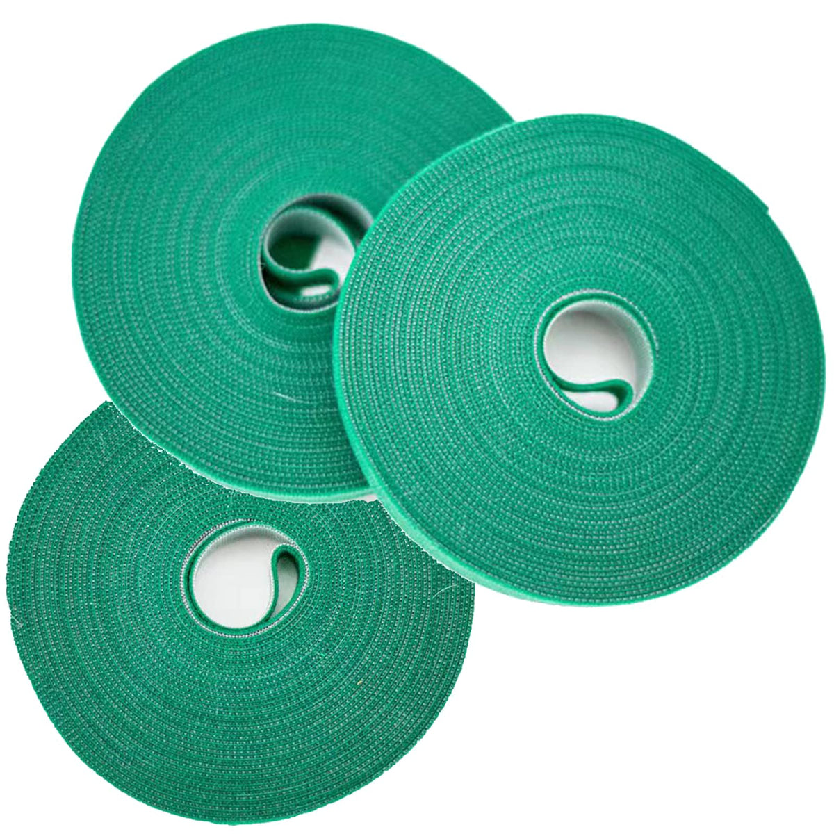 Garden Tie Green Tape, Plant Supports, Gentle On Plants (32.8ft × 0.6 inch, 2 Rolls, Green)