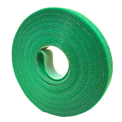 Garden Tie Green Tape, Plant Supports, Gentle On Plants (65.6ft × 0.6 inch, 1 roll, Green)