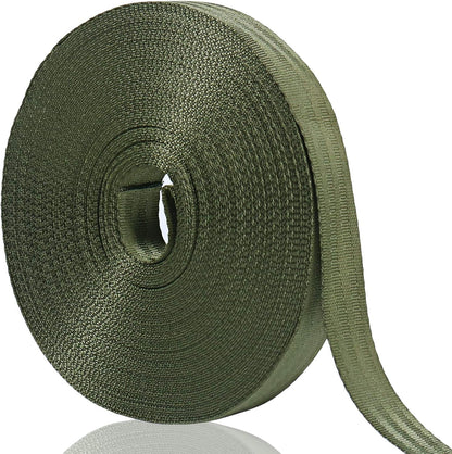 Tenn Well 65 Feet x 1 inch Green Nylon Tree Strap for Staking Support