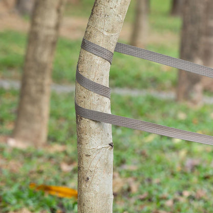 Shappy Tree Tie Support Strap for Staking, Dark Khaki, 295 Feet x 1 Inch