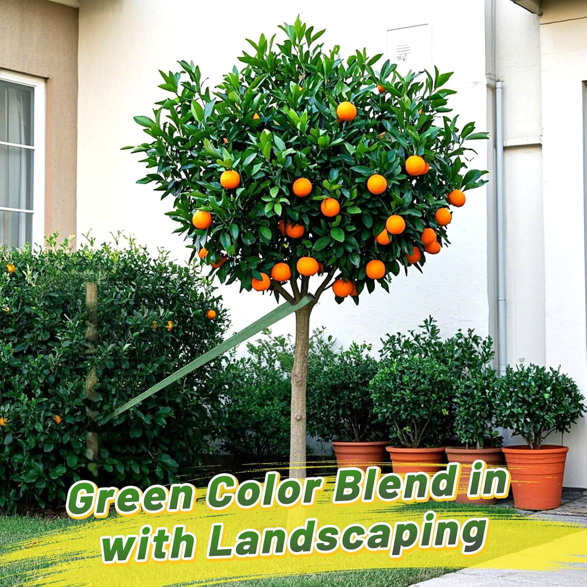 2,425 Lbs Strength Tree Saver Straps, 108FT Tree Staking Tie Support Straps