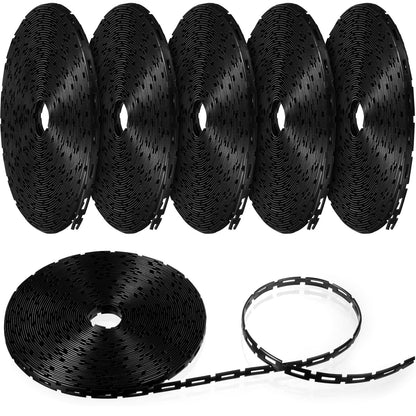 Wesiti 200 Ft Plastic Chain Lock Tree Tie, 1/2 Inch Wide Adjustable