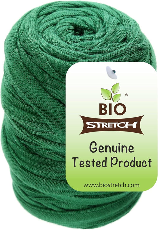 Bio-Stretch Soft Garden Twine & Plant Ties for Outdoor Plants, 1 Ball Green