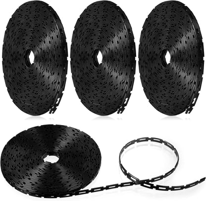 Wesiti 200 Ft Plastic Chain Lock Tree Tie, 1/2 Inch Wide Adjustable