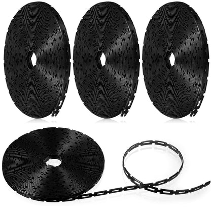 Wesiti 200 Ft Plastic Chain Lock Tree Tie, 1/2 Inch Wide Adjustable