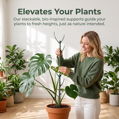 Little World Plant Stakes for Indoor Plants with Trellis & Clips