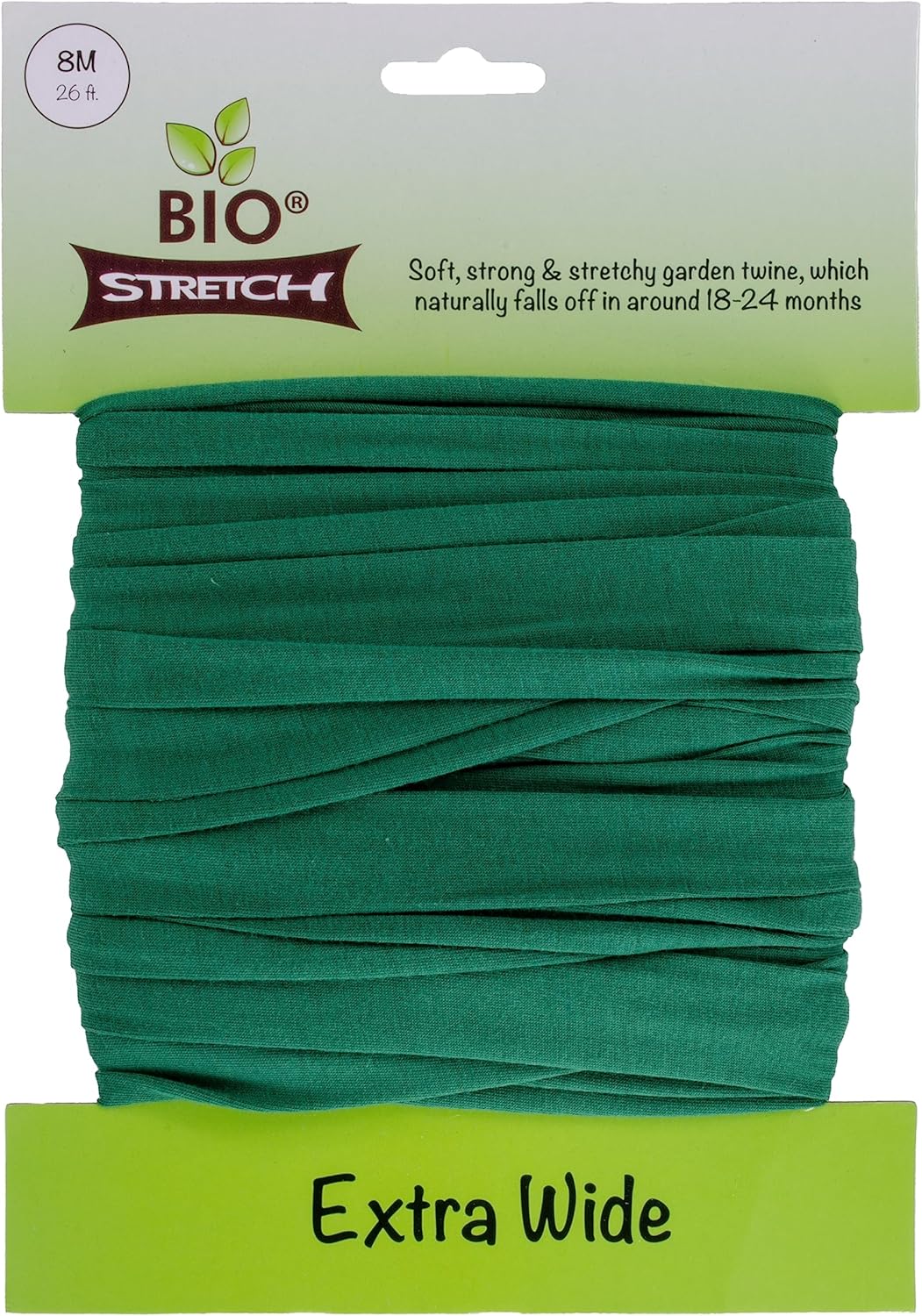 Bio-Stretch Soft Tree Ties & Garden Tape for Young Trees, 8M Green
