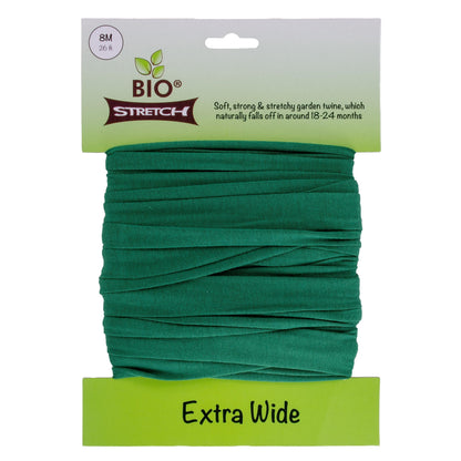 Bio-Stretch Soft Tree Ties & Garden Tape for Young Trees, 16M Green