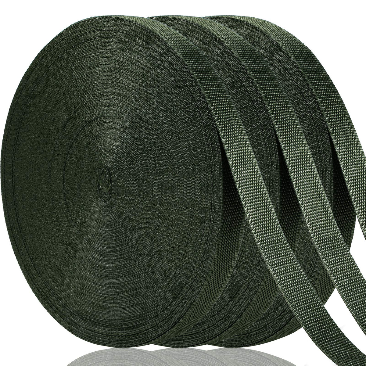 Shappy Tree Tie Support Strap for Staking, Dark Khaki, 295 Feet x 1 Inch