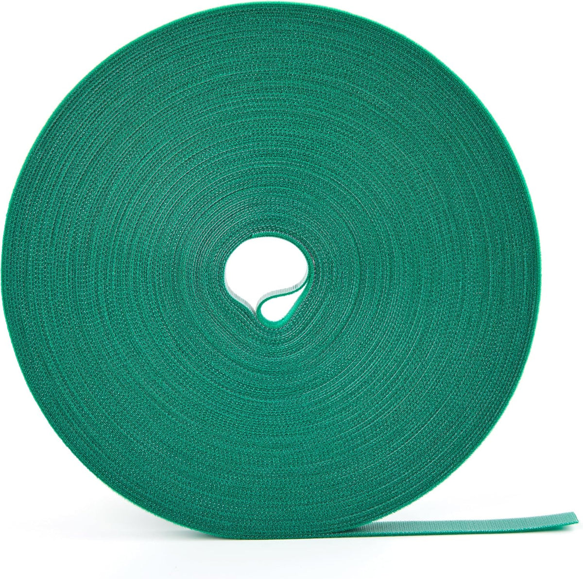 100 ft x 1/2 inch Reusable Plant Ties Roll for Indoor & Outdoor Plants, Non-Toxic Soft Garden Ties, Cut-to-Length Nylon Ties, Gentle Support for Climbing Plants, Tomato Peppers & Vines, Green