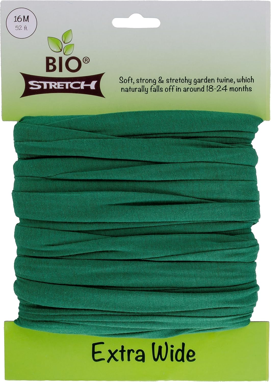 Bio-Stretch Soft Tree Ties & Garden Tape for Young Trees, 16M Green