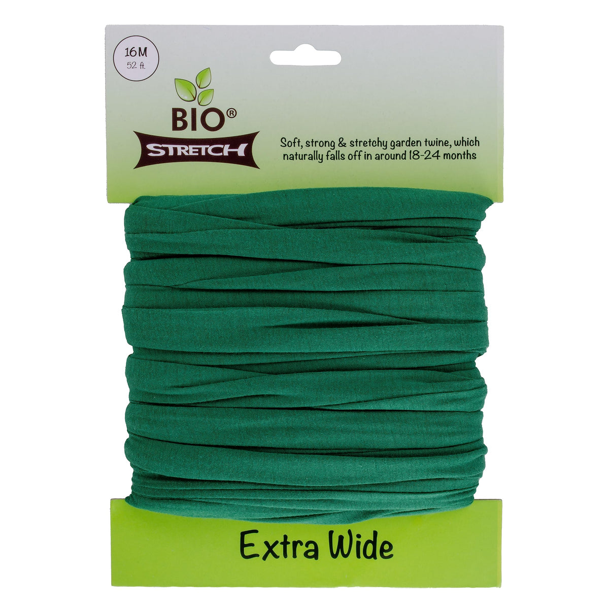 Bio-Stretch Soft Tree Ties & Garden Tape for Young Trees, 8M Green