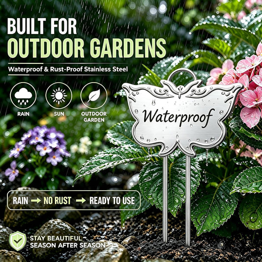 Metal Plant Labels for Outdoor Garden Waterproof 11-Inch 30 Pack
